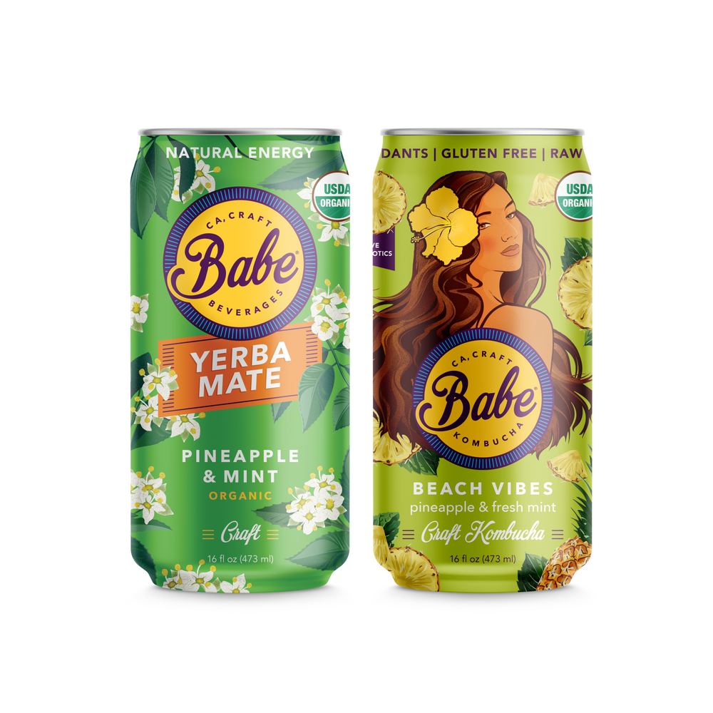 Yerba Mate & Kombucha Mix (12 Pack)