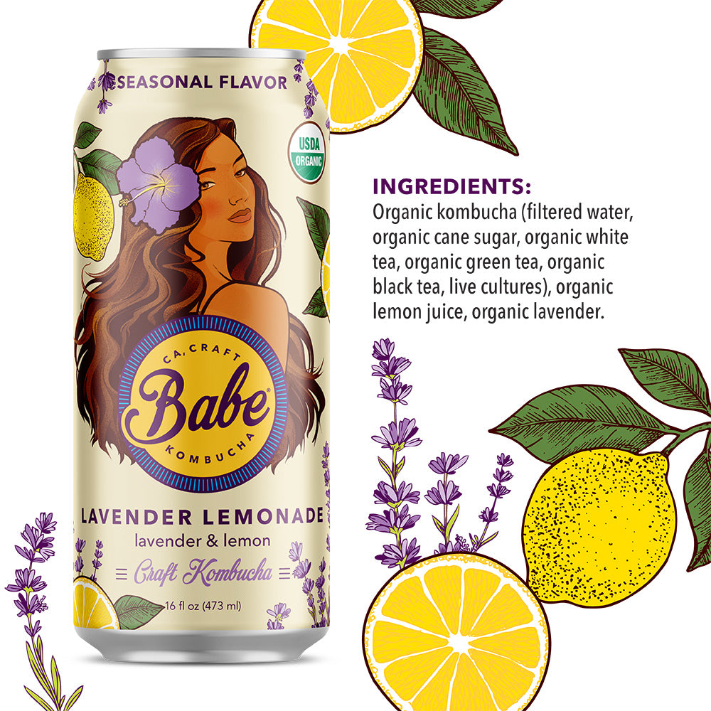 Kombucha Levender Lemonade